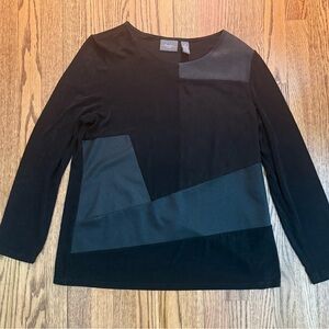 Chico’s Traveler’s Collection Long Sleeve Top SZ 2